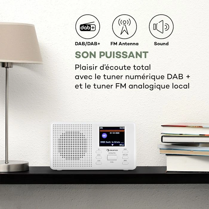 Auna Radios Numériques Commuter Radio Numérique DAB+/FM 4 Auna Radios Numériques Commuter Radio Numérique DAB+/FM – Image 2