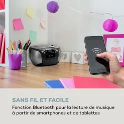 Auna Lecteurs CD & MP3 Harper CD Boombox -Audio-et-HiFi Soldes 10035462 fr 0003 logo