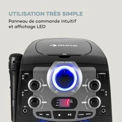 Auna Multimedia StarMaker 2.0 Système De Karaoké Fonction Bluetooth Lecteur De CD Avec Micro. -Audio-et-HiFi Soldes 10035822 fr 0006 logo