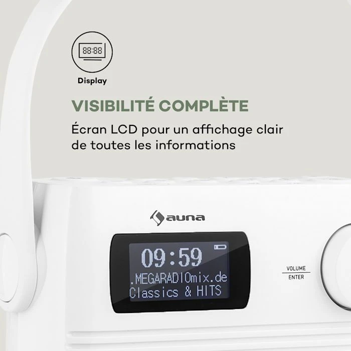 Auna Radios Numériques Splash Radio Pour La Douche 7 Auna Radios Numériques Splash Radio Pour La Douche – Image 5
