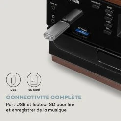 Auna Multimedia Chaîne Stéréo Rétro Oakland DAB Plus -Audio-et-HiFi Soldes 10038002 fr 0004 logo