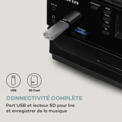 Auna Multimedia Chaîne Stéréo Rétro Oakland DAB Plus -Audio-et-HiFi Soldes 10038003 fr 0004 logo