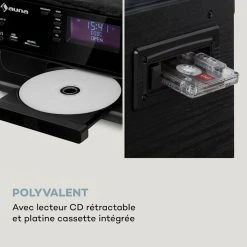 Auna Multimedia Chaîne Stéréo Rétro Oakland DAB Plus -Audio-et-HiFi Soldes 10038003 fr 0005 logo