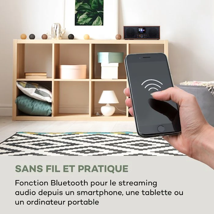 Auna Radios Internet Wifi Silver Star Radio Internet Stéréo DAB+/FM 7 Auna Radios Internet Wifi Silver Star Radio Internet Stéréo DAB+/FM – Image 5