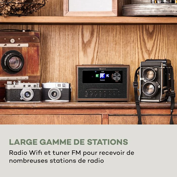 Auna Radios Numériques Silver Star CD Cube Radio 4 Auna Radios Numériques Silver Star CD Cube Radio – Image 2