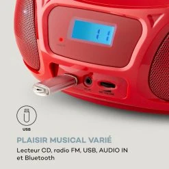 Auna Lecteurs CD & MP3 Roadie Sing CD Boombox -Audio-et-HiFi Soldes 10038359 fr 0004 logo