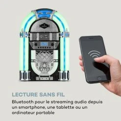 Auna Jukeboxes Arizona DAB + Jukebox -Audio-et-HiFi Soldes 10038371 fr 0003 logo