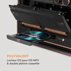 Auna Multimedia Chaîne Stéréo 388-BT Wood -Audio-et-HiFi Soldes 10038372 fr 0005 logo