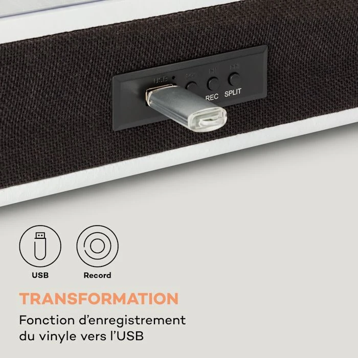 Auna Multimedia Platine Vinyle TT-Classic Plus 7 Auna Multimedia Platine Vinyle TT-Classic Plus – Image 5