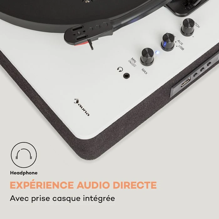 Auna Multimedia Platine Vinyle TT-Classic Plus 8 Auna Multimedia Platine Vinyle TT-Classic Plus – Image 6