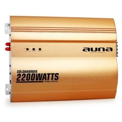 Auna Packs Sono Auto Golden Race V3 Système Hifi 2.0 De Voiture -Audio-et-HiFi Soldes 60000852 yy 0003 titel schraeg channel car amplifier gold