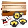 Auna Packs Sono Auto Golden Race V4 Système Hifi 4.0 De Voiture