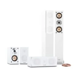 Auna Systèmes D´enceintes 5.0 Linie-501-WH Soudsystem 5.0