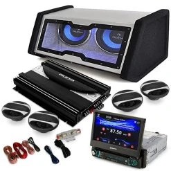 Auna Packs Sono Auto MovieMedia 600 4.1 Set Hifi De Voiture
