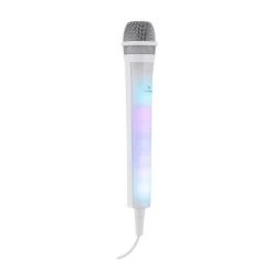 Auna Lecteurs & Chaînes Karaoké Kara Liquida Gris + Dazzl Mic Kit -Audio-et-HiFi Soldes 60002100 yy 0006 titel auna Kara Dazzl LED Lichteffekt Karaoke Mikro