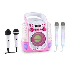 Auna Multimedia Kara Liquida Rose + Dazzl Mic Kit
