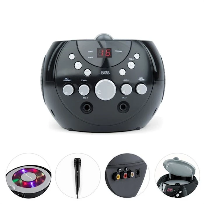 Auna Multimedia SingSing Noir + Dazzl Mic Set 5 Auna Multimedia SingSing Noir + Dazzl Mic Set – Image 3