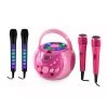 Auna Multimedia SingSing Rose + Dazzl Mic Set -Audio-et-HiFi Soldes 60002109 yy 0001 titel auna SingSing pink Dazzl Mic Set