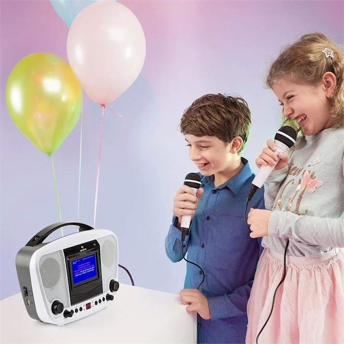 Auna Multimedia KaraBanga Ensemble Chaîne Karaoké Et Micro 4 Auna Multimedia KaraBanga Ensemble Chaîne Karaoké Et Micro – Image 2